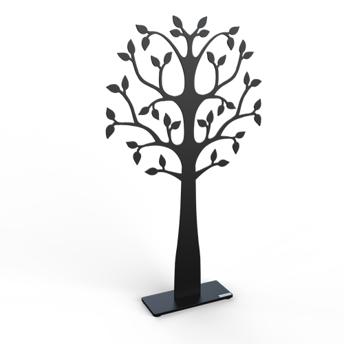 Träd platt 50 cm svart