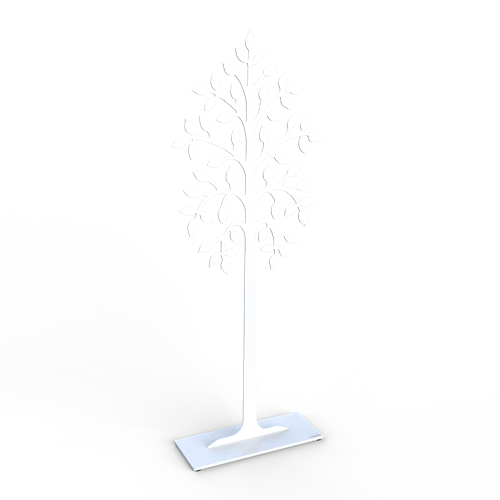 Träd björk 70 cm vit