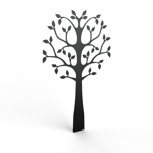 Väggträd svart 70cm