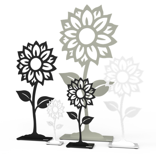 Solros flera storlekar och färger