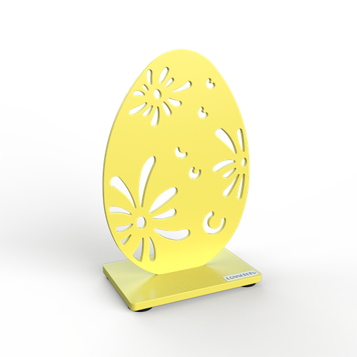 Egg with pattern yellow