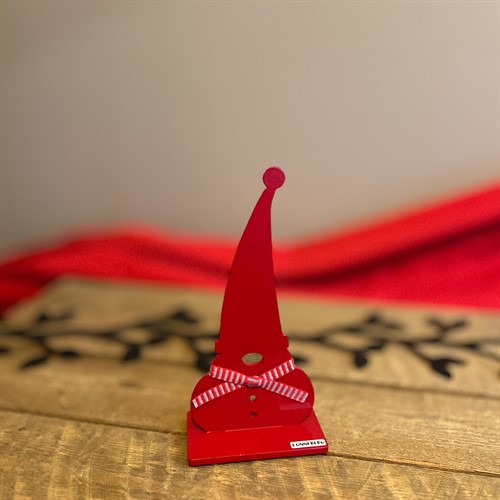 Tomte i luva röd 20cm