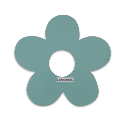 Flower decoration table and wall turquoise