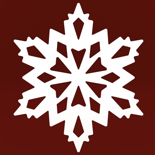 Froststärna vit 70 cm