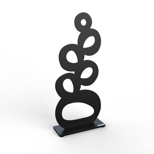 Krumelur 6-ringar svart