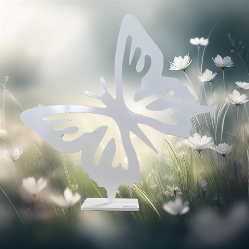 Fjäril vit