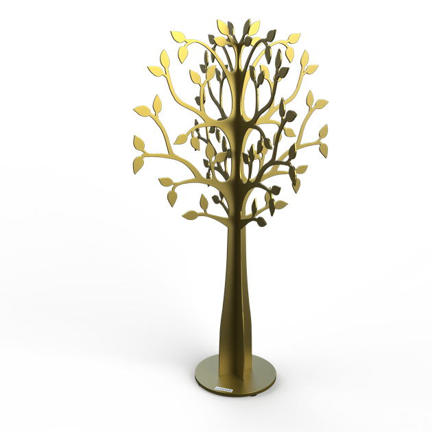 X-Träd glest 30 cm guld