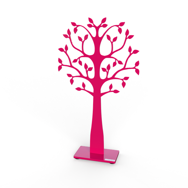 Träd platt 30 cm cerise