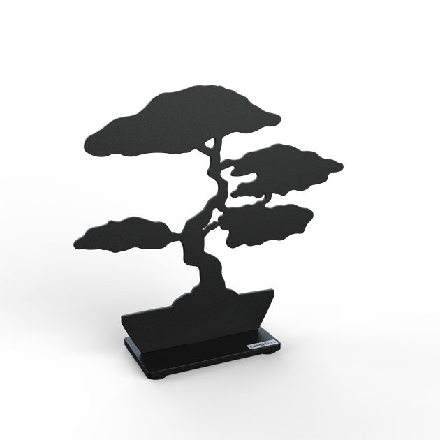 Bonsai 20 cm svart struktur