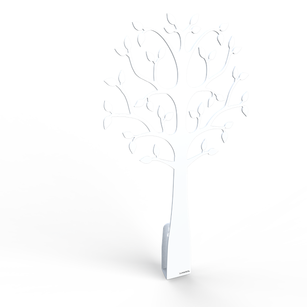 Väggträd 50 cm vit