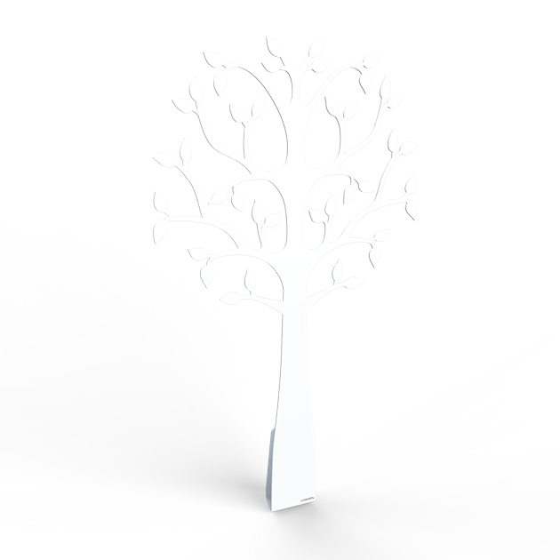 Väggträd 70 cm vit