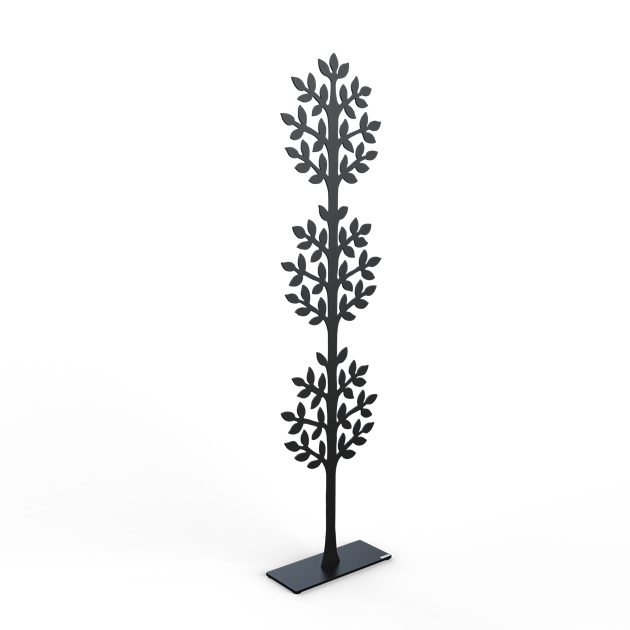 Maskrosträd 100 cm svart struktur