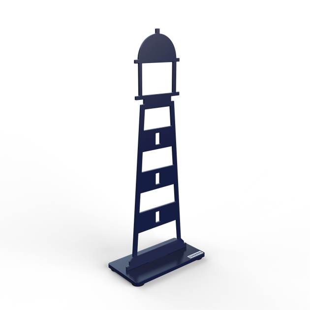 Lighthouse 15 cm dark blue