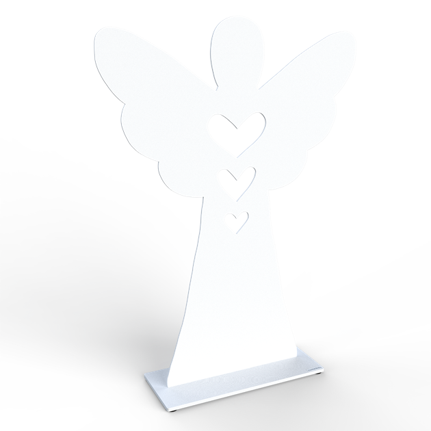 Angel heart 50 cm white