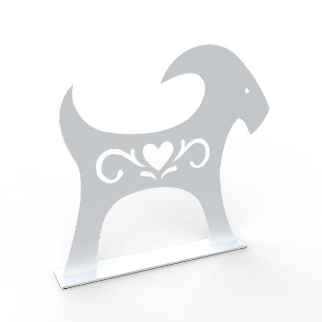 Goat 50 cm white