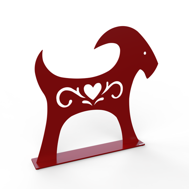 Goat 50 cm red