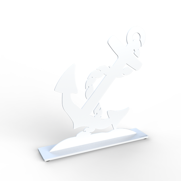 Anchor 30 cm white