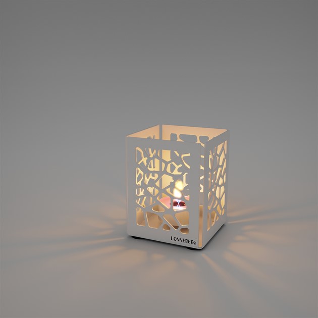 Lantern Net 9 cm white