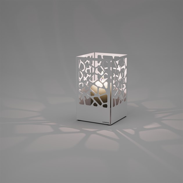 Lykta Nät 20 cm vit